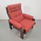 Vintage Wengé Fauteuil Martin Visser Spectrum Brutalist '60 thumbnail 12