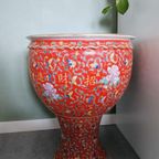 Prachtige Chinese Cachepot Op Voet thumbnail 13