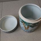 Chinese Theedoos Met Kraanvogels thumbnail 4
