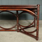 Vintage Manou/Bamboe Eettafel Xl thumbnail 10