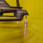 Franse Hanglamp Met Adelaarskoppen Van Rond 1900 thumbnail 7