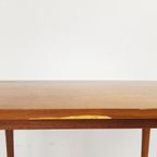 Vintage Salontafeltje | Bijzettafel Teak Fineer Messing thumbnail 9