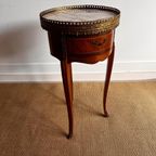 Antiek Frans Louis Xv Tafel Met Marmer Blad thumbnail 5