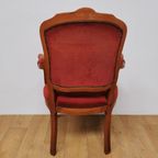 Brocante Vintage Franse Louis Xv Stoeltje, Fauteuil 103 thumbnail 11