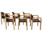 Set Van 6 Vintage Design Stoelen Dolmas Kembo Jb Meijer Jaren 80 thumbnail 2