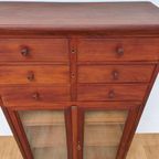 Antieke Ladekast Notariskast Buffetkast Boekenkast Vitrine thumbnail 16