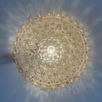 Vintage Ronde Plafondlamp Glas Bubbel - Limburg, H. Tynell thumbnail 5