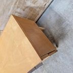 Vintage Dressoir Kastje Retro Dressoirtje Berken Fineer thumbnail 6