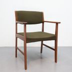 Deense Vintage Stoel Teak Met Armleuningen thumbnail 5