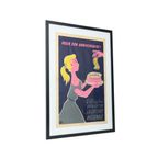Vintage Ingelijste Poster Loterie Nationale France Fifties Reclame M. Pineau thumbnail 4