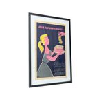 Vintage Ingelijste Poster Loterie Nationale France Fifties Reclame M. Pineau thumbnail 5