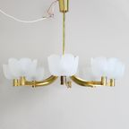 Vintage Hanglamp, Kroonluchter - Messing Jaren '70 thumbnail 11