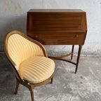 Decoene Antique Writing Desk With Chair thumbnail 2