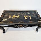 Chinese Lak- 'Coffee Table' - Handwerk - Verguld - Parelmoer - China - 3E Helft 20E Eeuw thumbnail 7