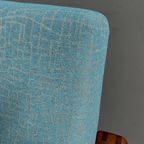Scandinavian Armchair 1960S Blue Fabric thumbnail 9