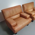 2 X Machalke Thick Saddle Leather Love Seat. thumbnail 2