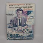 Reclame Poster 50’S Sigarettenmerk Chesterfield Ronald Regan thumbnail 2