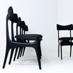 Set Of Four Black S3 Chairs thumbnail 9