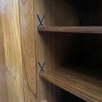 Teak Hallway Cabinet 2 Doors 2 Drawers 1980S. thumbnail 6