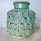 Bloempot Turquoise Wit Schelpenmotief thumbnail 6