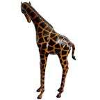 Set Mid-century Handgeschilderde Lederen Giraffen Xl 1970’s thumbnail 11