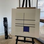Piet Modrian (1872-1944), Composition With Blue, 1935, Printed In Italy thumbnail 11