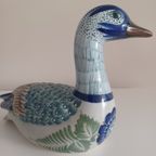 Erandi Tonala. Mexico. Vintage 1960. Handgeschilderde Eend. thumbnail 3