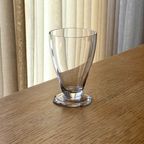 Set Of 4 Vintage Glasses Flower Foot thumbnail 7