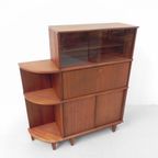 Vintage Vitrine, Secretaire Kast, Mahonie thumbnail 3