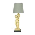 Klassieke Cherubijn Lamp A. Santini Tafellamp Italy Fifties 57Cm thumbnail 4