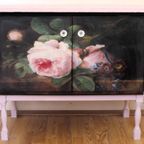 Roze Kast  Met Rozen Van Cornelis Van Spaendonck thumbnail 6
