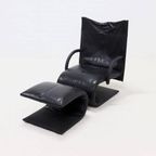 Ligne Roset Zen Lounge Chair And Ottoman By Claude Brisson 1980S thumbnail 9