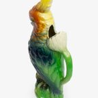 50s Saint Clement Kaketoe Keramieken Majolica Karaf 7481 thumbnail 3