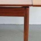 Vintage Teak Eettafel Deens Design Uitschuifbaar ‘60 Hout thumbnail 9