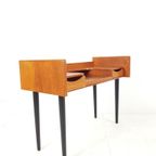 Vintage Teakhouten Sidetable | Hal Kastje Deense Parel Teak thumbnail 4