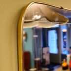 Vintage Wandspiegel Spiegel Mirror Messing Goud thumbnail 12