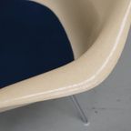 Set Of Three Parchment Fiberglass Dax Armchairs Eames For Herman Miller / Vitra thumbnail 2