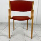 Set Van 4 Scandinavische Stoelen Kvist Denemarken thumbnail 8