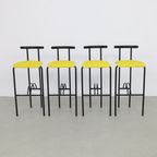 4x Postmoderne Barkruk, 1980s thumbnail 8