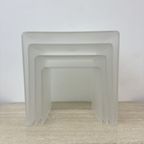 Set Of 4 Lucite Nesting Tables , 1970S thumbnail 4