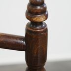 Prachtige Antieke Houten Design Stoel Van Mundus Voor Thonet Met Armleuningen thumbnail 20