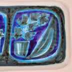 Vintage Cakeschaal Henk Potters Keramiek Handmade '61 Schaal thumbnail 2