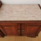 Vintage Tv Meubel, Dressoir Sideboard Met Marmer Blad 712 thumbnail 15