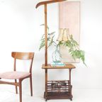 Lectuurtafel Met Lamp | Bijzettafel Eiken Vloerlamp Lectuur thumbnail 10