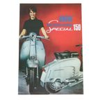 Vintage Reclame Poster Lambretta Special 150 Eind Jaren 60 Spanje thumbnail 5