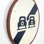 Vintage Verkeersbord Ø 105 Cm 70887 thumbnail 4