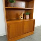 Deens Design Teak Kast Hundevad Met Lade, Vintage Wandkast thumbnail 5