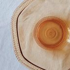 Vintage Okergele Schaal Persglas thumbnail 3