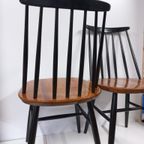 Vintage Spijlstoelen Keukenstoelen Bijzetstoelen Jaren 60 thumbnail 4