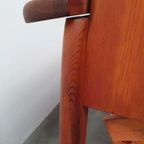 Brutalist Solid Pine Midcentury AWA Desk Vintage 70s thumbnail 7